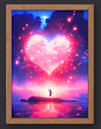 Heartfelt Sunset