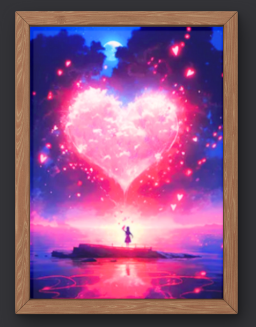 Heartfelt Sunset